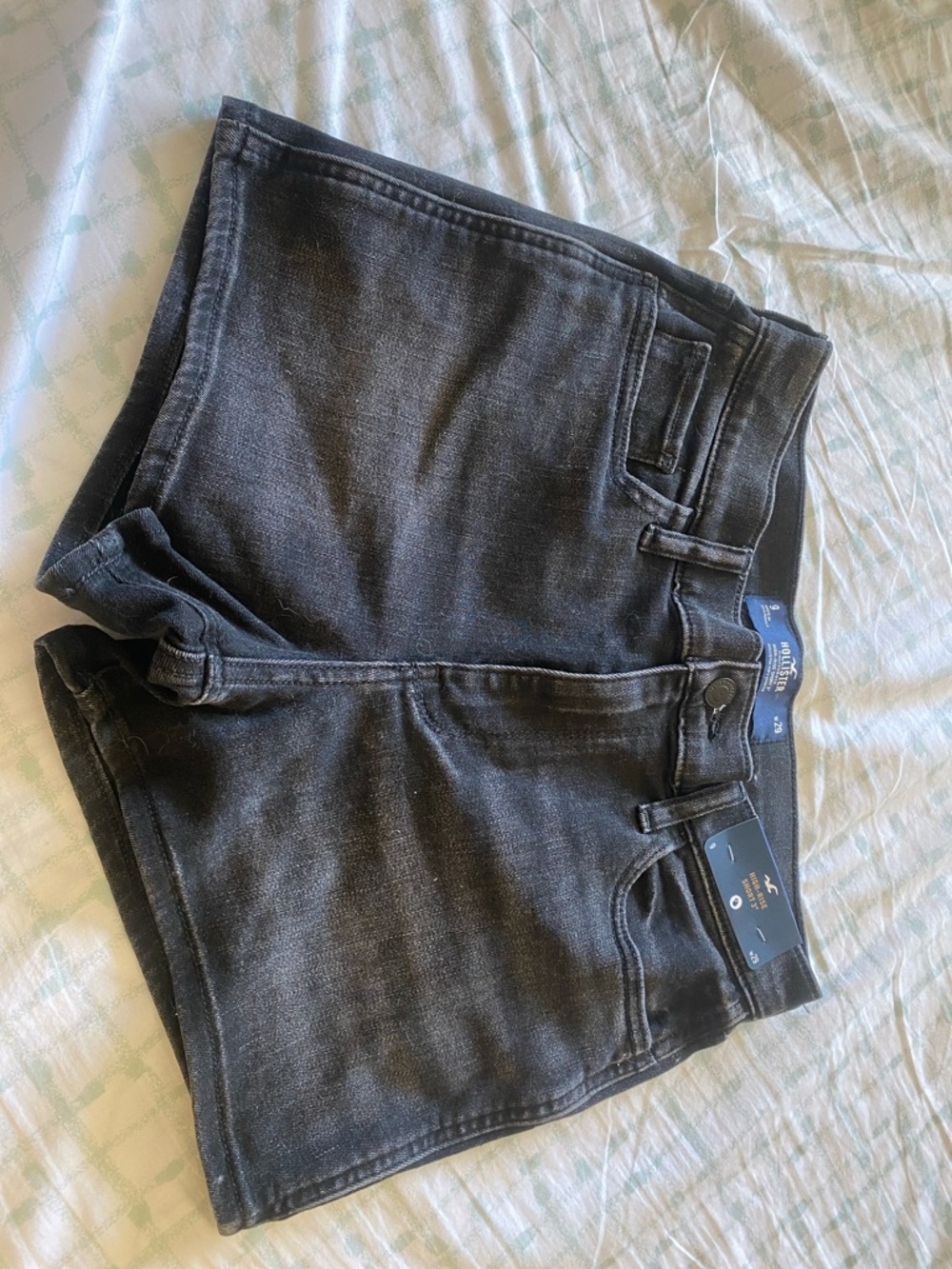 Hollister black high-rise short